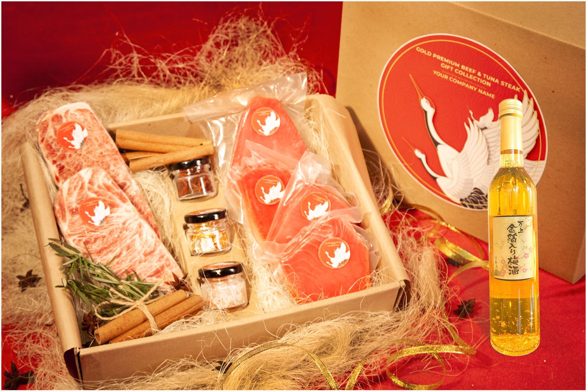 Set quà Steak Collection Bò Fuji Và Cá Tuna Dát Vàng (SET-03)