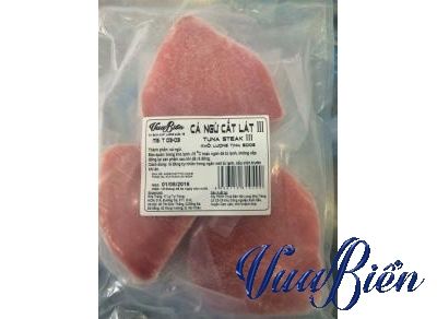 Cá Ngừ Cắt Lát Size Lớn (03 miếng / 1 túi), (Khối lượng: 0.5kg/ 1 túi)