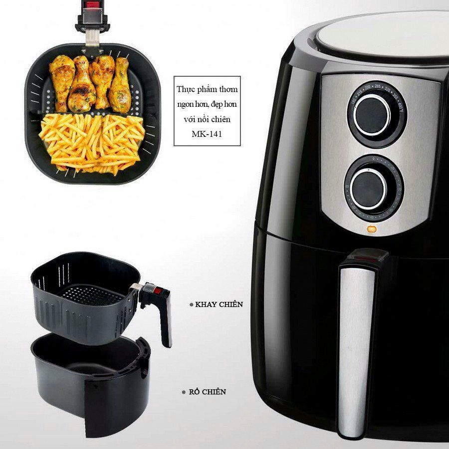 Nồi chiên 5.5L Mishio MK141