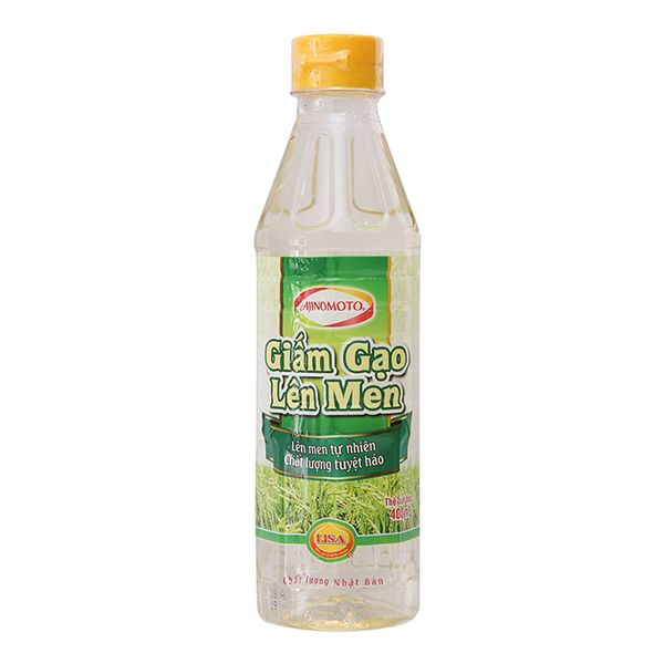  Giấm gạo lên men Ajnomoto 400ml (Chai) 