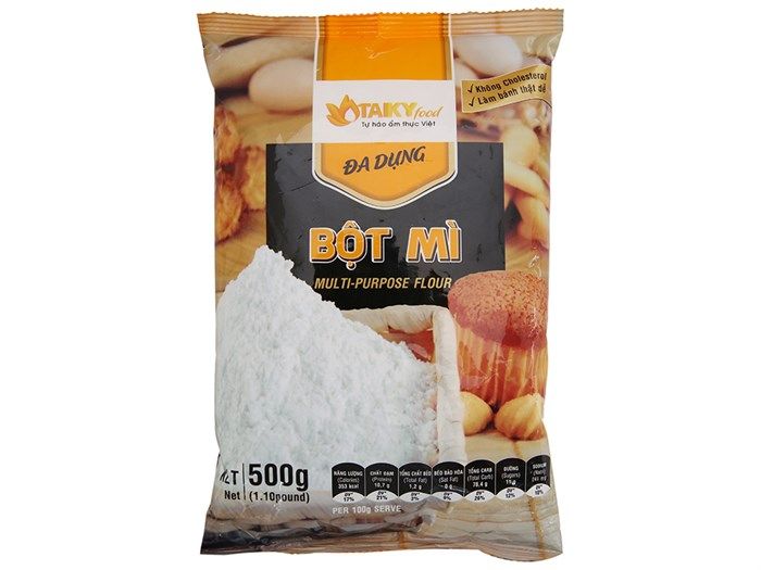  Bột mì đa dụng Tài Ký 500g (Gói) 