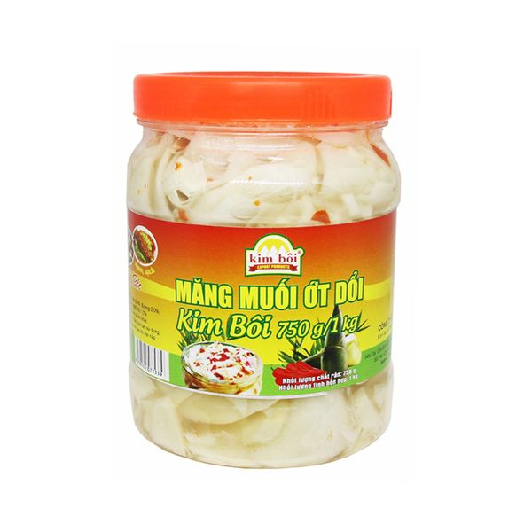  Măng muối ớt dổi - Kim Bôi - Hũ 750g/1000g 