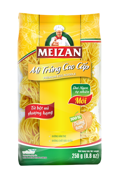  Mì trứng cao cấp Meizan 250g 