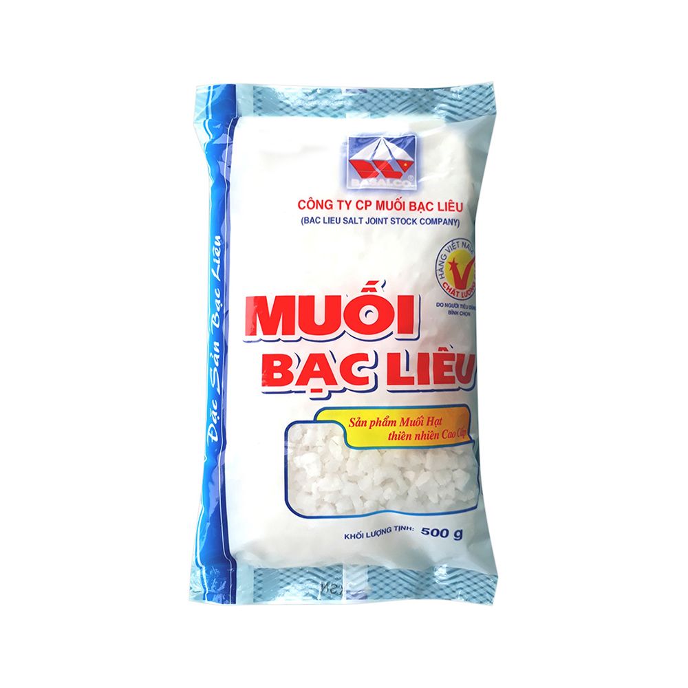  Muối Hột Bạc Liêu - Gói 500g 