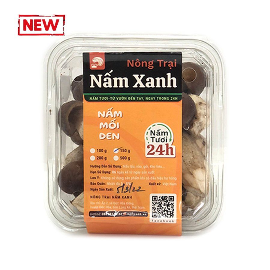  Nấm Mối đen tươi Nấm Xanh 150gr 