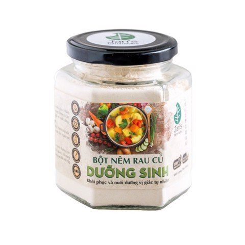  Bột Nêm Rau Củ Dưỡng Sinh - Jan'S - Hũ 125g 