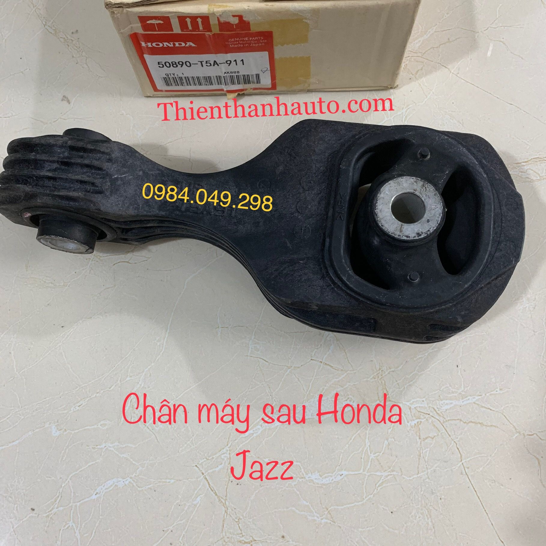 Chân máy sau Honda Jazz - Xuất xứ Nhật Bản - 50890T5A911- Tel: 0984.049.298