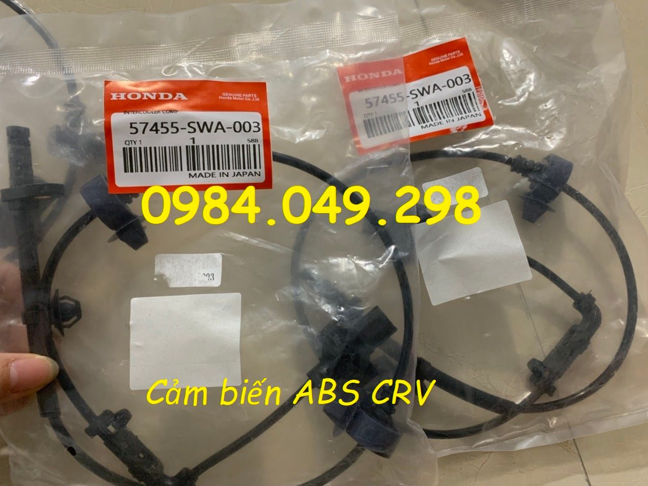 Cảm biến ABS trước - sau Honda CRV 2007-2012 nhập khẩu chính hãng. Tel: 0984.049.298