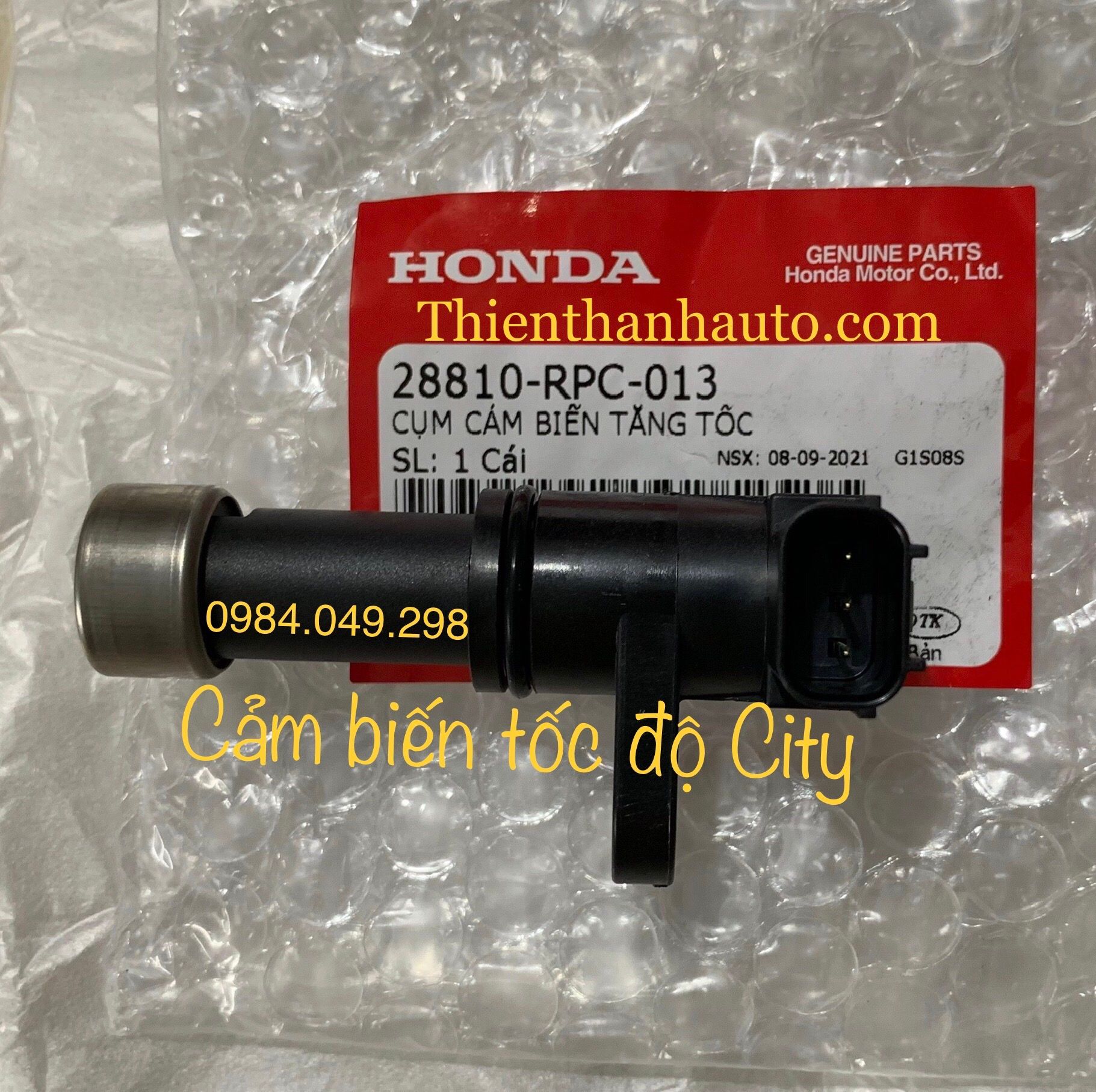 Cảm biến tốc độ Honda City chính hãng đời 2014-2021 - 28810RPC013 -Thienthanhauto.com