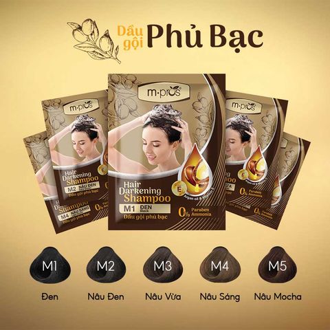  Dầu Gội Phủ Bạc M.pros 