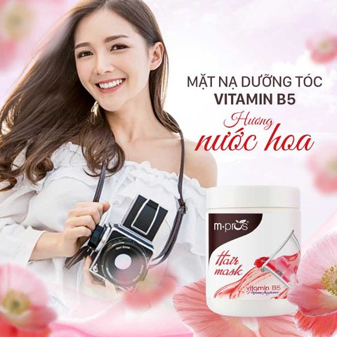 Mặt Nạ Dưỡng Tóc Vitamin B5 M.pros Hương Nước Hoa 600g 