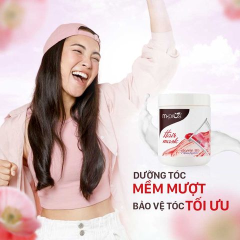  Mặt Nạ Dưỡng Tóc Vitamin B5 M.pros Hương Nước Hoa 600g 