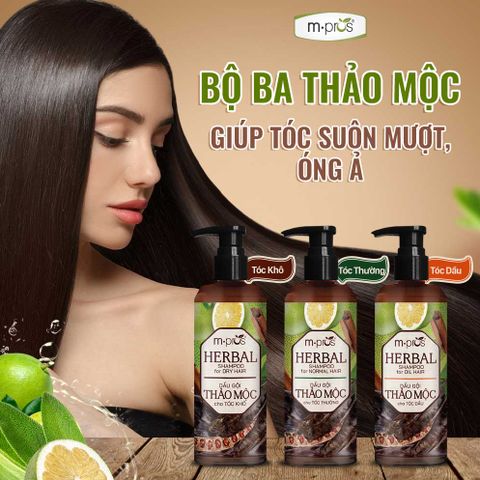  Dầu Gội Thảo Mộc M.pros - Dành Cho Tóc Dầu 