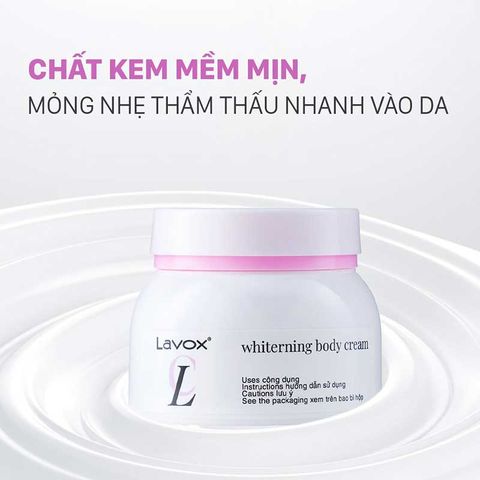  Kem Trắng Da Toàn Thân Lavox 