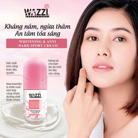  Kem Trắng Da Giảm Thâm Nám Wazzi 