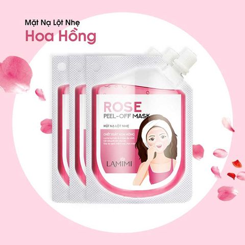  Mặt Nạ Lột Nhẹ Hoa Hồng Lamimi 