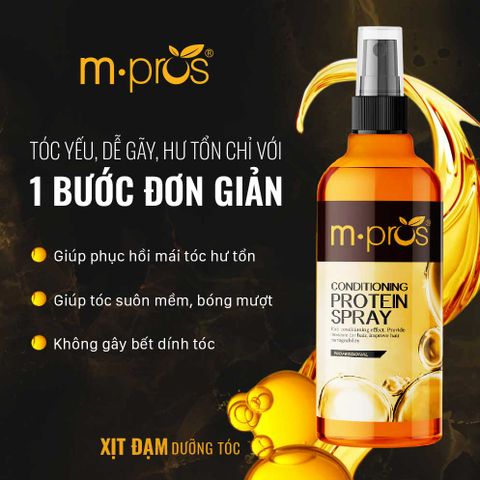  Xịt Đạm Dưỡng Tóc M.pros 300ml 