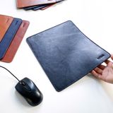  Bàn di chuột, miếng lót chuột bằng da bò thật kích thước 23.5 x 27 cm - Mouse Pads Leather LAPELLE 