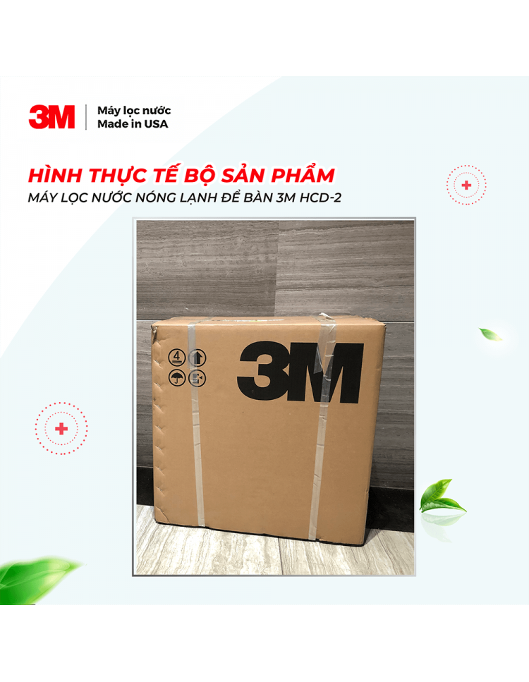 MÁY LỌC NƯỚC NÓNG LẠNH ĐỂ BÀN CAO CẤP 3M HCD-2 (MÀU ĐEN) - 3M HCD-2