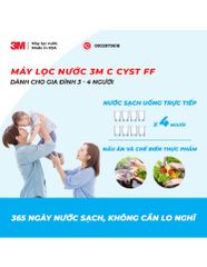 MÁY LỌC NƯỚC 3M LẮP DƯỚI BỒN RỬA + VÒI TEKA CHÂU ÂU - 3M AP EASY CYST FF