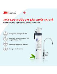 MÁY LỌC NƯỚC 3M LẮP DƯỚI BỒN RỬA + VÒI 3M CHÍNH HÃNG - 3M AP EASY CYST FF