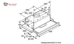 Máy Hút Mùi Âm Tủ HMH.DHI623GSG Series 4