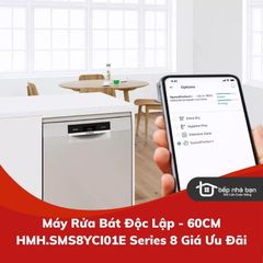 Máy Rửa Bát Độc Lập - 60CM HMH.SMS8YCI01E Series 8