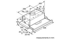 Máy Hút Mùi Âm Tủ HMH.DHI623GSG Series 4 - BOSCH