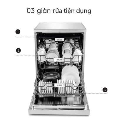 Máy rửa bát Spelier SP 15 DW SS