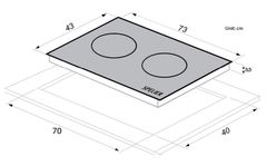 BẾP TỪ ĐÔI SPM 730K - SPELIER