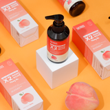 Gel x2 nano nghệ đào chín