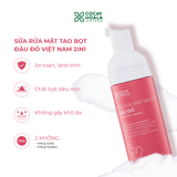 Sữa rửa mặt tạo bọt Đậu đỏ Việt Nam 150g