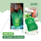 Túi Vải Cỏ Cây Hoa Lá không dệt đa năng - Túi vải tiện lợi, thân thiện với môi trường - Sản phẩm gây Quỹ Nuôi Em 2023