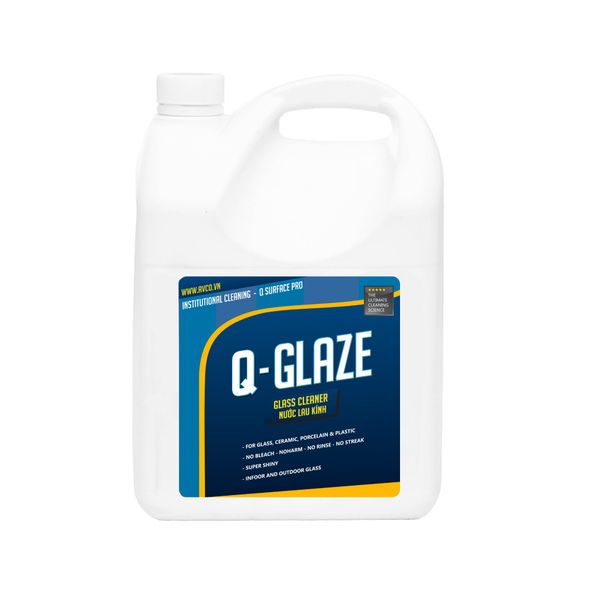 Q GLAZE Nước lau kính can 4l