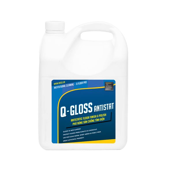 Q GLOSS ANTISTAT Phủ bóng sàn chống tĩnh điện can 4l