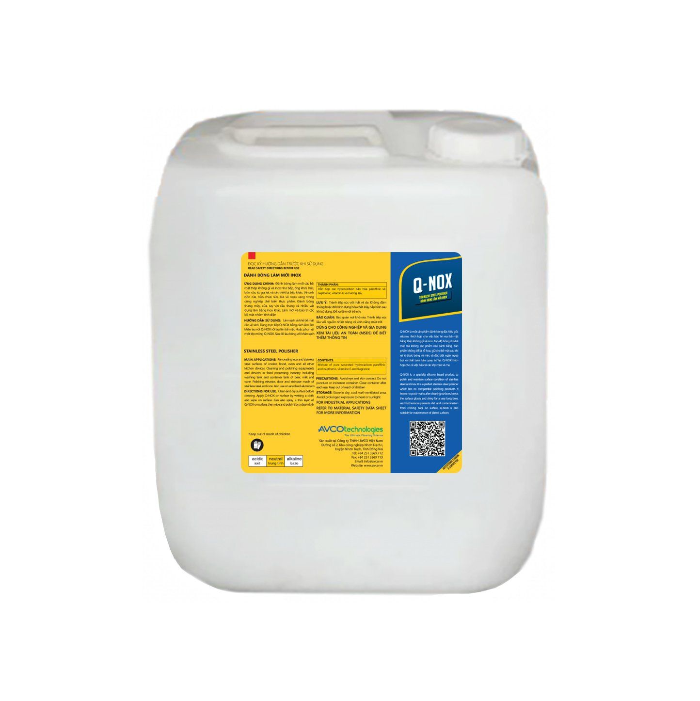 Q NOX Đánh bóng làm mới inox