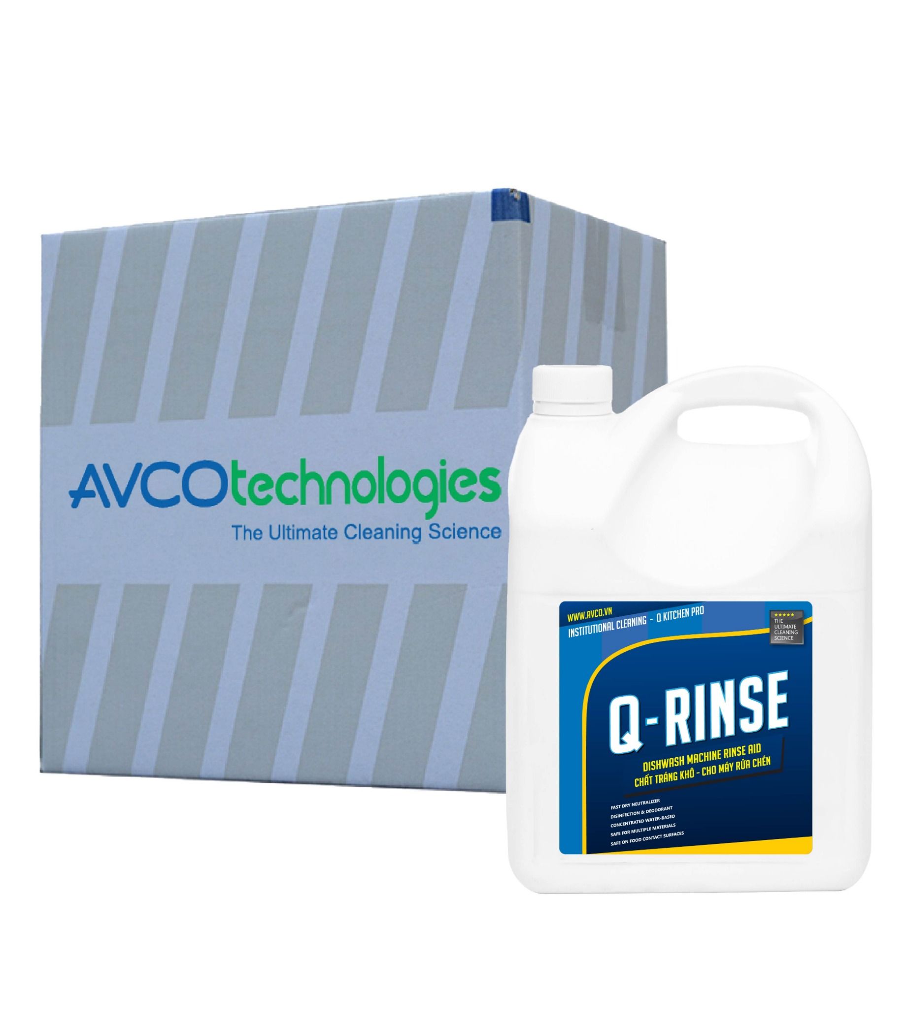 Q RINSE Chất tráng khô cho máy rửa chén
