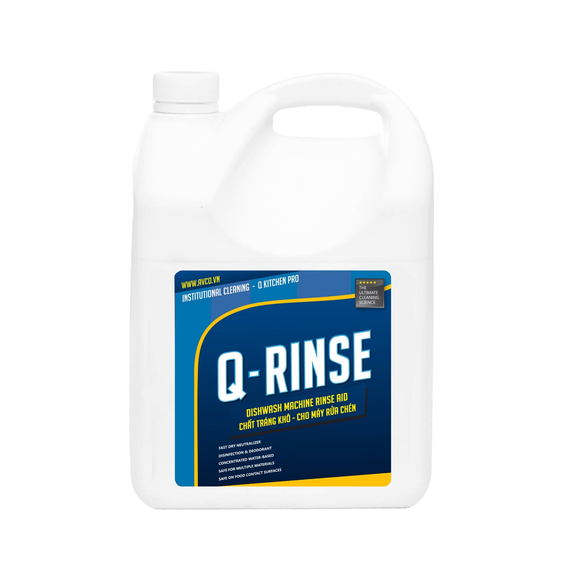 Q RINSE Chất tráng khô cho máy rửa chén