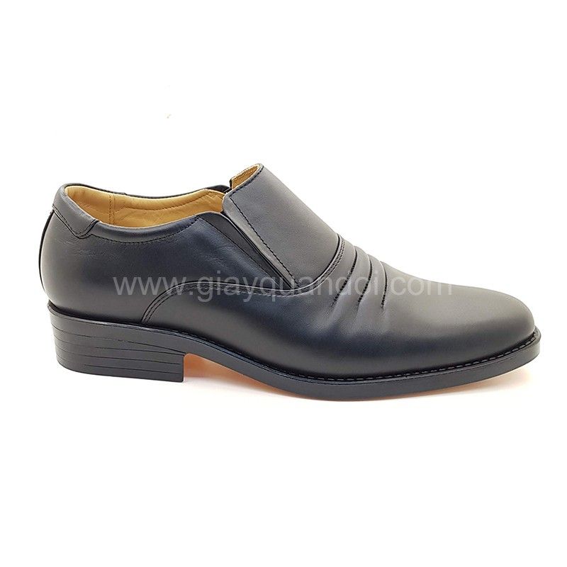 Giày Da Đế Vàng Mã 714 Màu Đen Công Ty 32