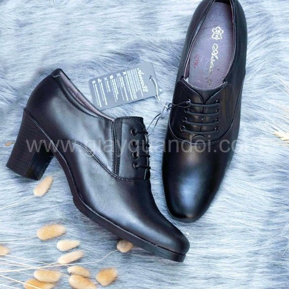 Giày Sĩ Quan Nữ Công An mã 607C Công ty 32