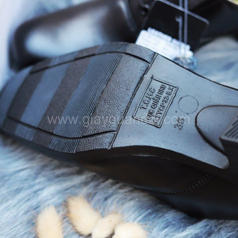 Giày Sĩ Quan Nữ Công An mã 607 Công ty 32