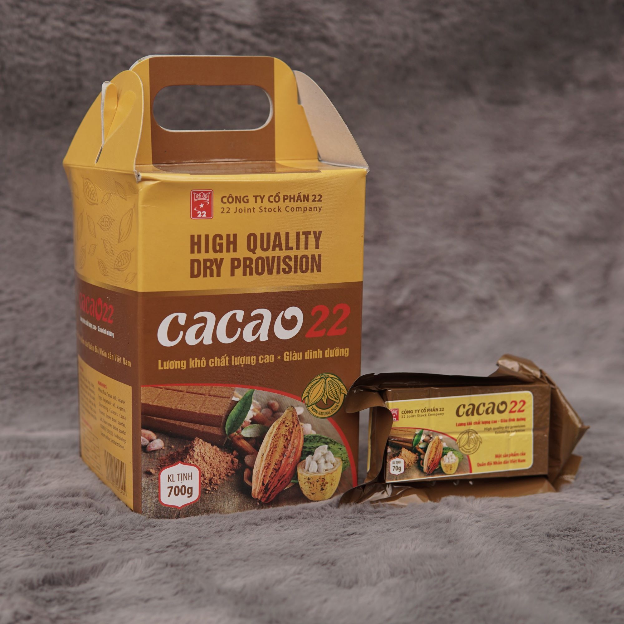 Lương khô Cacao Công ty 22 700g/hộp