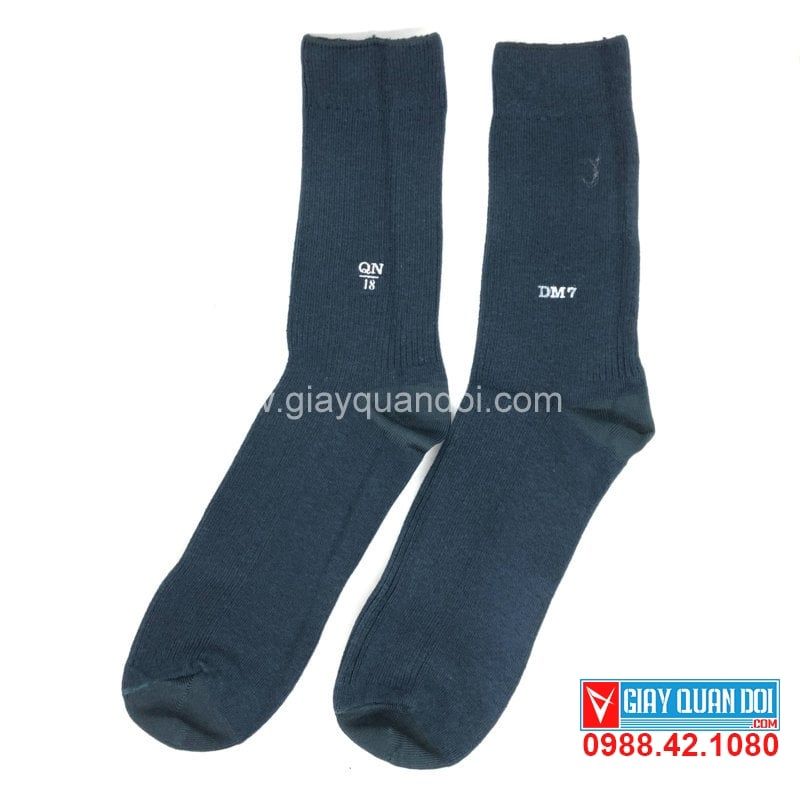 Bộ 5 Đôi Tất (Vớ) Phòng Không - Không Quân - Màu Xanh PKKQ
