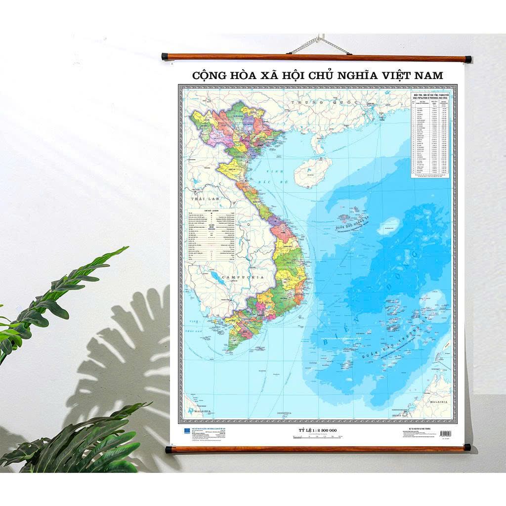 Bản đồ Việt Nam 34 ĐVHC mới 2025
