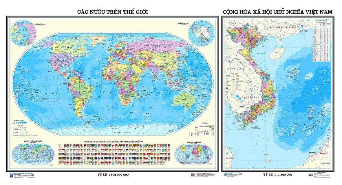 Bản đồ Việt Nam và Thế giới