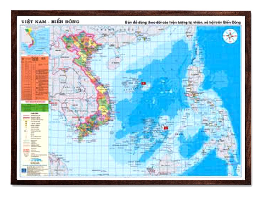 Bản đồ khu vực biển Đông Việt Nam