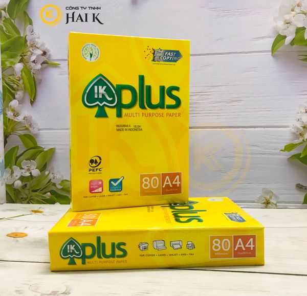 Giấy A4 IK Plus 80gsm