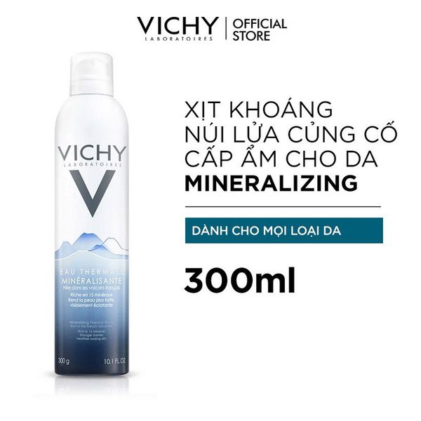 Xịt Khoáng Làm Dịu Vichy Mineralizing Thermal Water 300ml