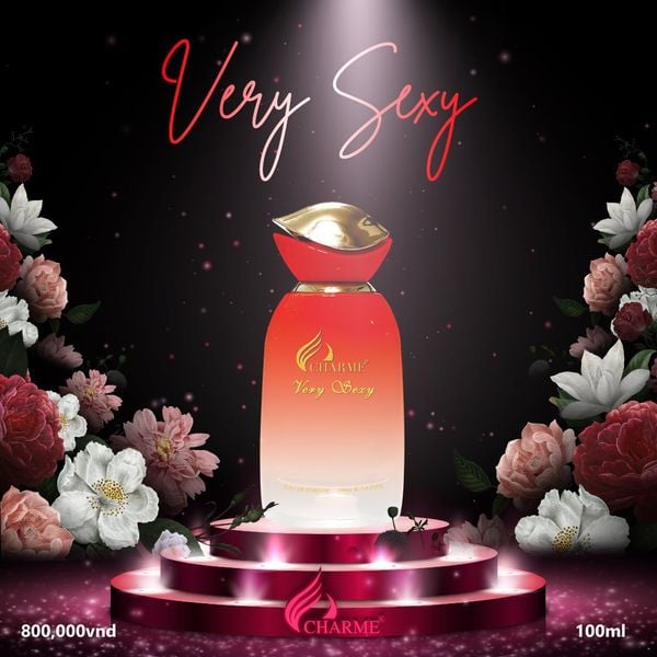 Nước hoa nữ Charme Very Sexy 100ml (Thanh Lý Chai Trưng Bày Ko Hộp)