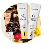 Kem Nhuộm Dưỡng Tóc Phủ Bạc Pyeonan Hàn Quốc - Hộp 2 tuýp 120g